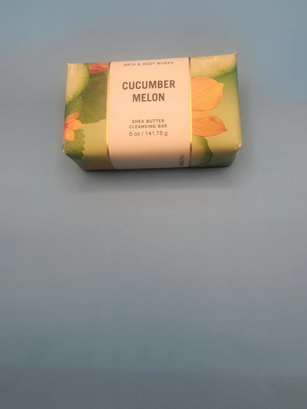 Bath & Body Works Cucumber Melon Shea Butter Cleansing Bar - Green